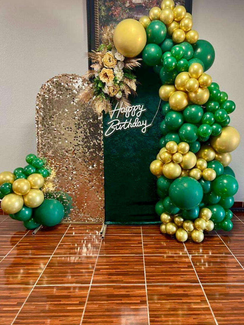 Green &amp; Gold Birthday