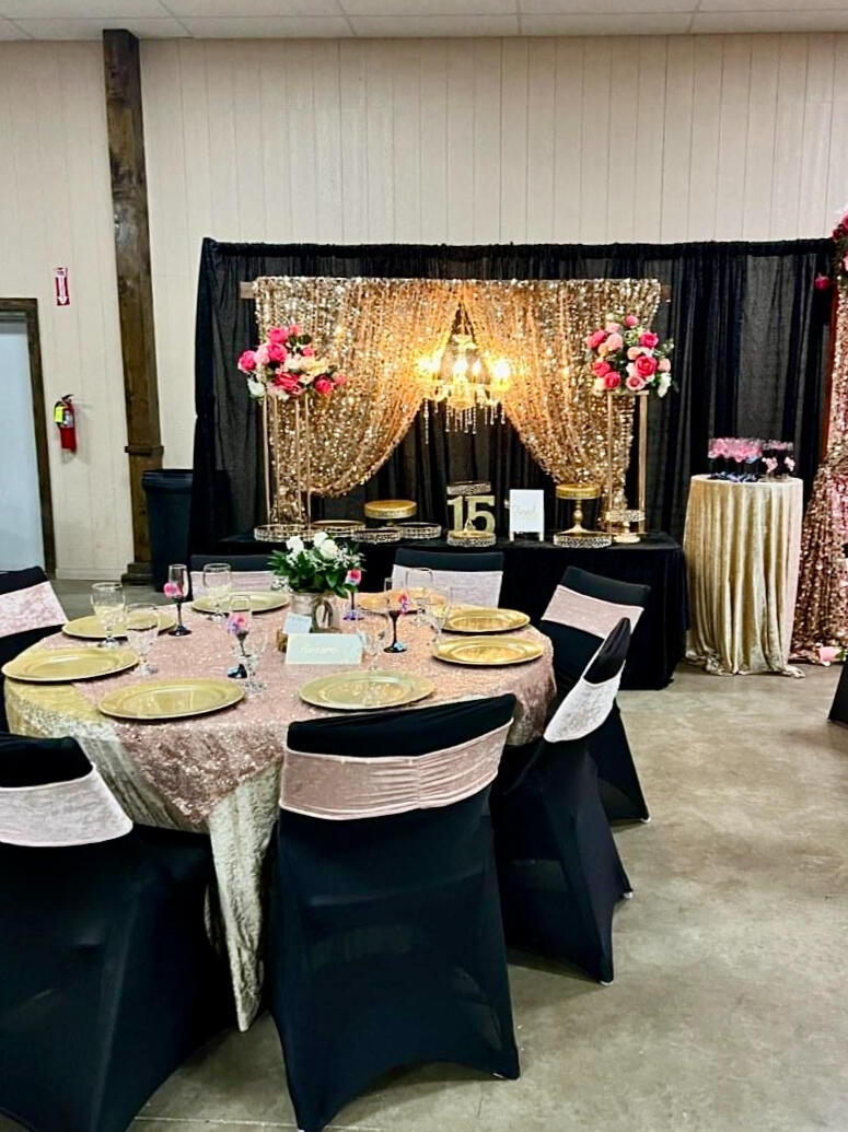 Black &amp; Pink Tables